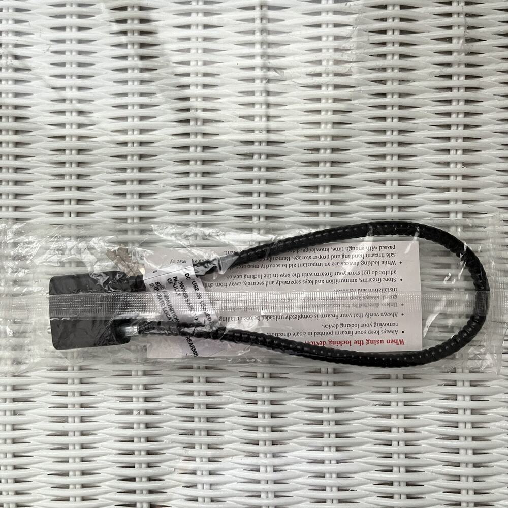 Ruger cable lock for gun, with keys, new in package.